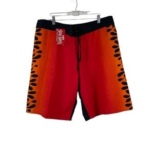 Gone South Hot Rod Beach Swim Shorts Trunks Men’s Size 40 NWT